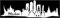 Skyline4u Moskau Aufkleber Moskau Skyline viele Farben in 8 Größen und 25 Farben (25x7,3cm weiß)