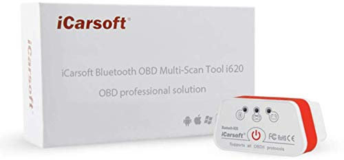 iCarsoft i620 - Bluetooth Diagnose für Android, weiß rot