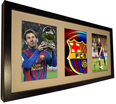 Große unterzeichnet Lionel Messi Barcelona Bilderrahmen handsignierten 1