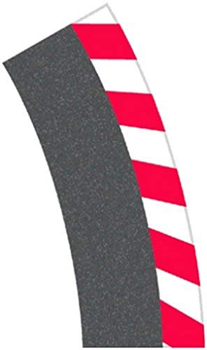 Carrera 20020564 Outer edge strip for steep curve 1/30 ° (6), end pieces (2) Slot Car Track Accessory