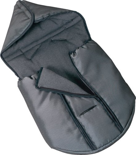 Storchenmühle 3600.1065.00 - Fußsack für Babyschale Maximum SP, Farbe schwarz
