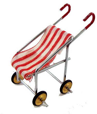 Melody Jane Puppen Haus Miniatur Kinderzimmer Zubehör Mädchen Spielzeug Baby Buggy Puppen Kinderwagen