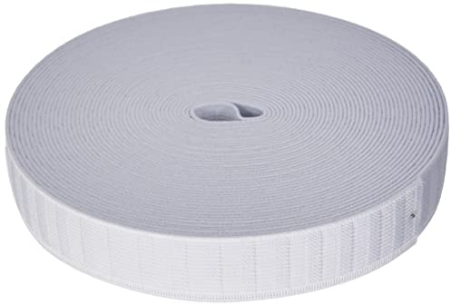 Prym Elastic Band Horizontal Stable 25 mm White, 68% Polyester, 32% ED