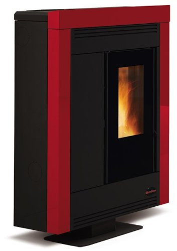 Pelletofen Nordica Souvenir Steel 11,4 kW Ausführung Bordeaux
