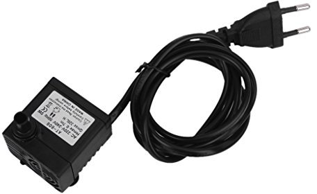 TOOGOO(R) Ac 220-240v 5w La Bomba De Agua Sumergible Del Acuario Fuente En El Estanque De La Bomba Eu enchufe