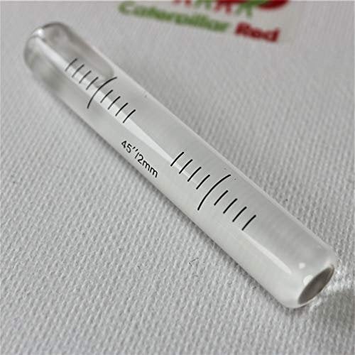 Replacement Level Glass Vial, Spirit Bubble Level, no Nib, Accurate, White, 70mm x 11mm