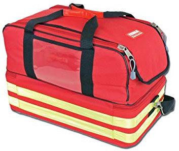 Gima Life-27161 Ambulanztasche, rot, groß, mit vielen Fächern, für Notfälle, Erste Hilfe und medizinische Erstbetreuung, 47,5 x 33 x 30 cm