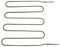 Bartscher Pizzaofen-Heizkörper NT502, 2000W, Edelstahl, Trockenheizung, Gebürstet, Elektrisch, Einbau, 390mm (BxHxT), Timer-Funktion nicht verfügbar, Links