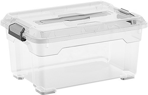 Kis 8460000 0202 02 Moover Aufbewahrungsbox, Kunststoff, transparent, 12 l