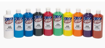 Majuscule-peinture Acrylique Brillante Vert - Flacon De 500ml [Jouet]