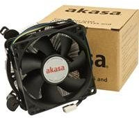 Akasa AK CCE-7102EP - Processor cooler - ( Socket 775, Socket 1156, Socket 1155 ) - aluminium - 80 mm(AK-CCE-7102EP)
