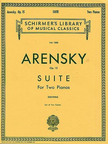 Suite opus.15: for 2 pianos