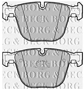 Borg & Beck BBP2185 Rear Brake Pads To Fit Renault Kangoo 1 5 1 6 06/09-