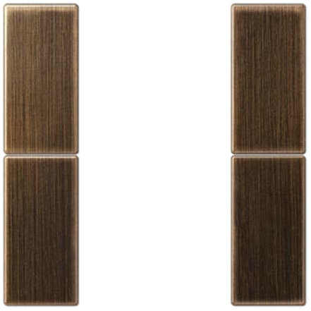 Jung KNX Spiel Tasten F50 KNX Tastsensor 2 fach Serie LS Messing antik