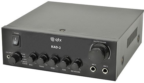 AMP20 - KAD-2 MULTI-PURPOSE DIGITAL STEREO AMPLIFIER CLASS D 55W PER SIDE 3.5MM STEREO LINE RCA MIC INPUTS DOMESTIC/COMMERCIAL USE
