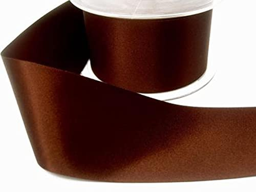 Braun Satinband – 50 mm breit – 5 Meter – GCS London