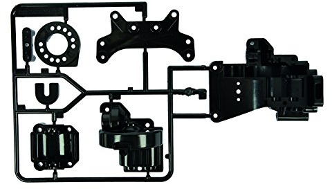 Tamiya 300005575 - B-Teile Getriebegeäuse hinten TA-01/TA-02, schwarz