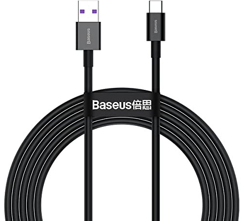 Baseus Superior Series Câble de données et de charge USB-C - 66 W, 2 m - Noir