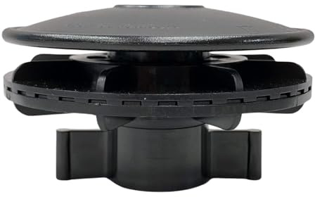 Vico Marine - Rejilla de ventilación para Barco II - Negro- 4.5 Pulgadas de Ancho x 4.5 Pulgadas de Profundidad x 2.5 Pulgadas - Instalación rápida y fácil