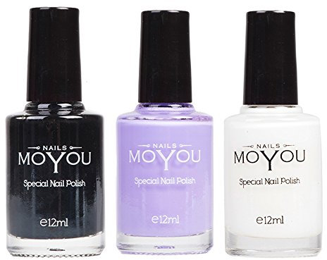 MoYou Nails Stamping-Nagellack, Set bestehend aus 1 Stück, für wunderschöne Nageldesigns