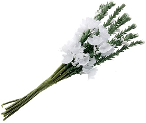 Corsage Creations - Heather - Bianco (6 mazzi x 12 steli)