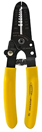 Miller 721 Multiwire Stripper and Cutter for Professional Technicians, Electricians, and Installers, Easily Portable Tool, 3.8 Ounces