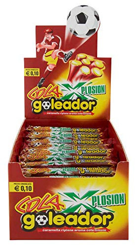 Goleador Xplosion Cola, Caramelle Gommose Ripiene, Gusto Cola, Ottime Da Condividere, Per Compleanni E Feste, Box Da 150 Caramelle Incartate Singolarmente, Cola Xplosion, ‎22 x 15 x 9.2 cm; 1.5 Kg