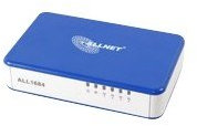 Allnet 85 Mbit Powerline Switch 4 Port (Netzwerk aus der Steckdose)