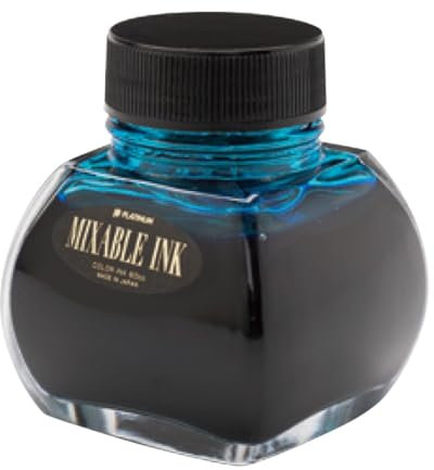 Platinum Mix Free Ink Bottle 60ml QB - Aqua Blue