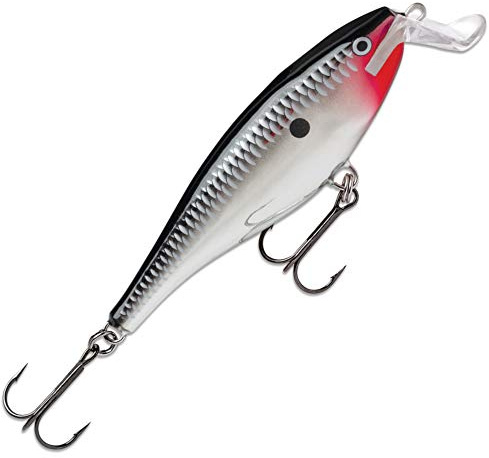 Rapala - Super Shad Rap Angelköder - Angelzubehör mit Balsakörper - Süßwasser Spinnköder - Hergestellt in Estland - Hot Pike