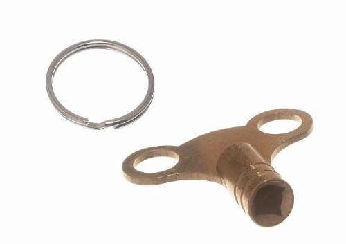 100 X 25Mm Split Key Ring Np With Clock Type Brass Radiator Key