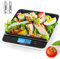 Duronic KS100 BK Balance de Cuisine d'une capacité de 5 kg Bol de 1.2 L 4 capteurs précis Large écran rétroéclairé Fonction TARE Idéale pour la pâtisserie ou comme balance postale