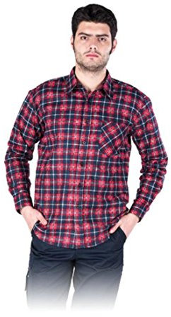 Reis Kf-GCL Chemise de Protection en Flanelle Bleu foncé/Rouge Taille L