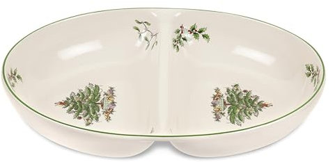 Spode Teller mit Weihnachtsbaum-Motiv