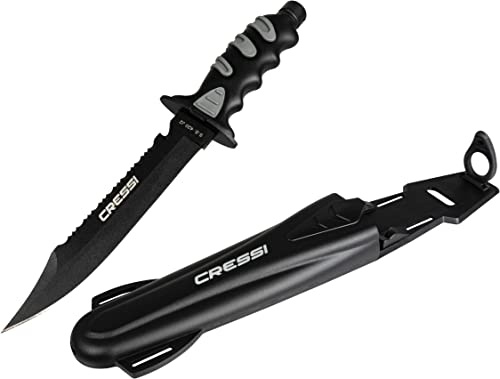 CRESSI Giant Knife, Black/Silver, 11.83, Model:RC556500 [Duplicate]