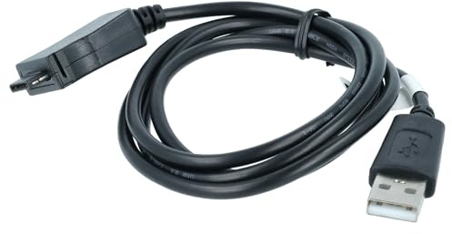 vhbw USB Datenkabel kompatibel mit Samsung SGH E760 | SGH E730, SGH E370, SGH E360, SGH E380, SGH E378, SGH E358 Handy - schwarz 100cm