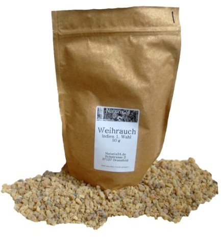 Naturix24 – Weihrauch, Olibanum indisch 1. Wahl – 50 g Beutel