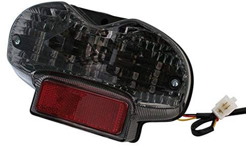 SHIN YO LED-Rücklicht mit getöntem Glas, SUZUKI GSF 600 Bandit 00-, GSF 1200 01- (Black)
