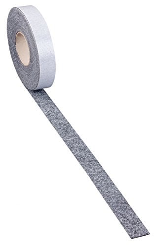 haggiy Bande de Feutre autocollante – Rouleau de Bande en Feutre Gris, épaisseur 1,7 mm, Largeur 25 mm, Longueur 5 m – idéale comme Patins de feut & entretoises, Rouleau Multifonction adhésif