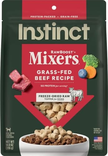 Instinct gefriergetrocknete Raw Boost Mixer Getreide Free Rezept alle Natural Hund Lebensmittel Topper von der Natur Vielzahl
