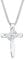 Elli Halskette Damen Kreuz Religion mit Kristallen in 925 Sterling Silber