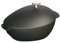 Staub 1102523 Muscheltopf, mit Deckel 25 cm, 2,0 L, induktionsgeeignet mit mattschwarzer Emaillierung im Inneren des Topfes, schwarz
