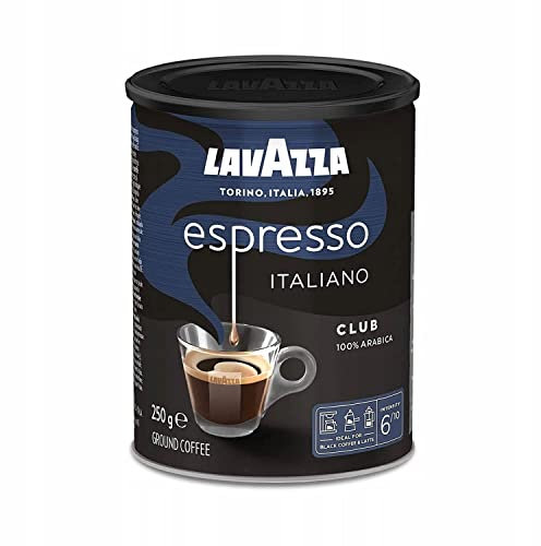 Lavazza 1 Club Italien Favourite gemahlenen Kaffee, 100% Premium Arabica, 250 g