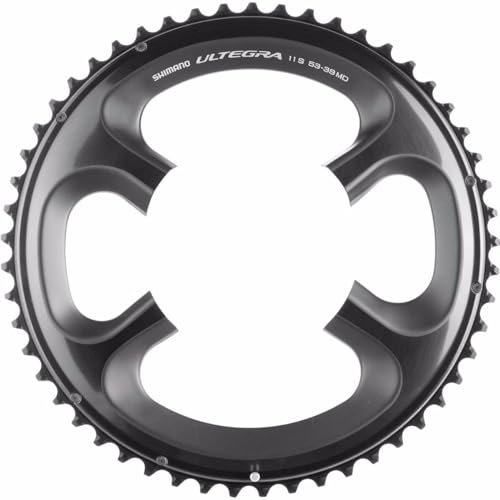 SHIMANO Ultegra 6800 - Plato Exterior (11 velocidades, 110 mm, 52 Dientes, para 52/36), Color Gris Oscuro