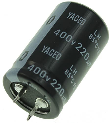 2x Elettrolitici Condensatore 220µF 400V 85°C ; LH400M02220BPF-2540 ; 220uF