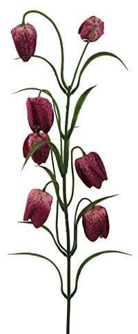 Kunstblumen FRITTILARIE ca 63 cm. Schachblume, Lilie, Fritillaria. In PINK 14