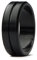 Silikon-Eheringe,Sicherheitsgummi Eheringe,Athletischer Ring für aktive Männer,dünner Rillenring 7 mm breit,beste Alternative für Arbeit, Mechaniker, Sport, Workout-Ring,Schwarz, Grau und Türkis