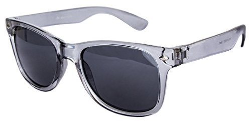 Ciffre EL-Sunprotect® Sonnenbrille Nerdbrille Brille Nerd Transparent Grau UV400