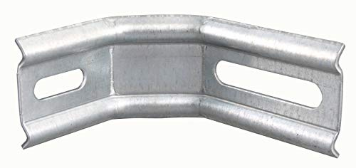 Alberts 333775 Verstellwinkel | zweimal 45°-Winkel, geprägt, mit Langloch | sendzimirverzinkt | 50 x 30 x 110 | 6er Set