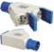 WOLFPACK LINEA PROFESIONAL 19010555 Adaptador Industrial Cetac-schuko Doble 2p con Tapa, Multicolor